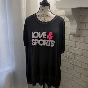 **3/$10** Love & Sports Top Size XXL